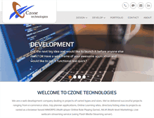 Tablet Screenshot of czonetechnologies.com